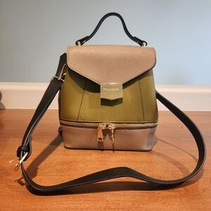 Steve Madden Olive Green/Khaki Backpack/Crossbody